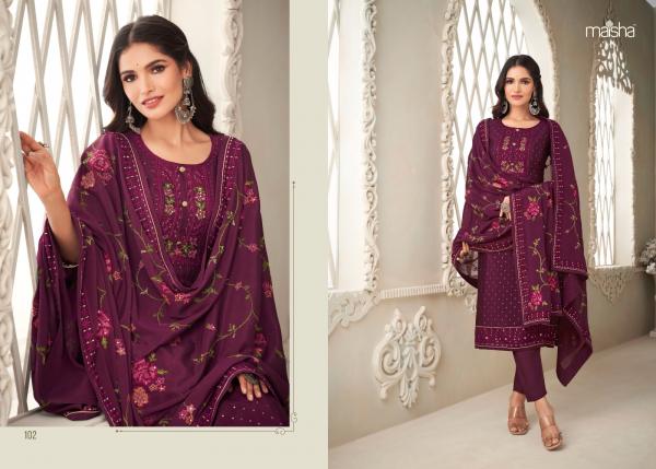 Maisha Pehnava Classic Chinon exclusive Designer Salwar Suit Collection